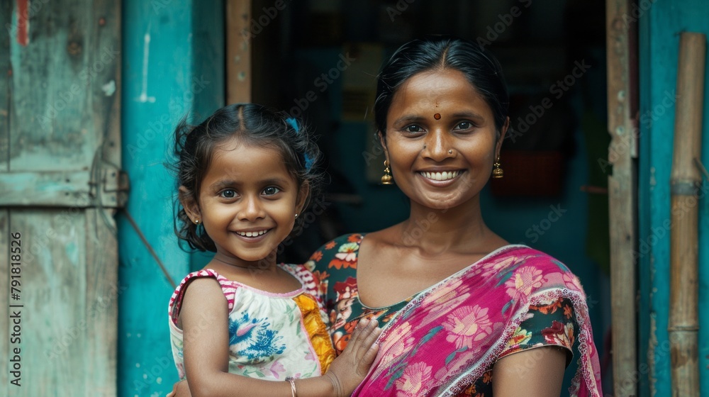 Woman with baby